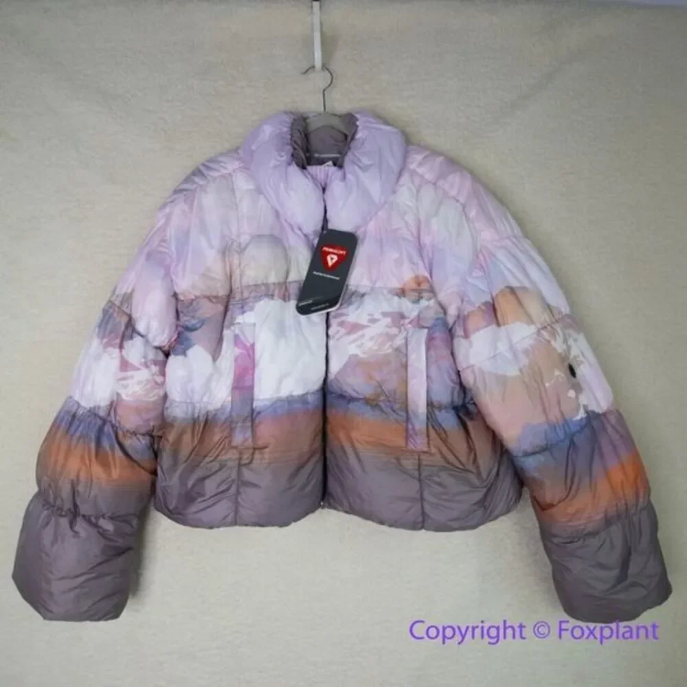 New! Free People Movement In A Bubble Shine Jacket,‎ size M